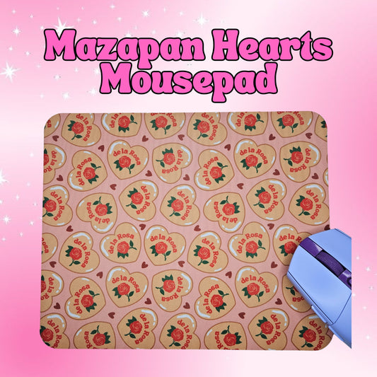 Mazapan Hearts Mousepad