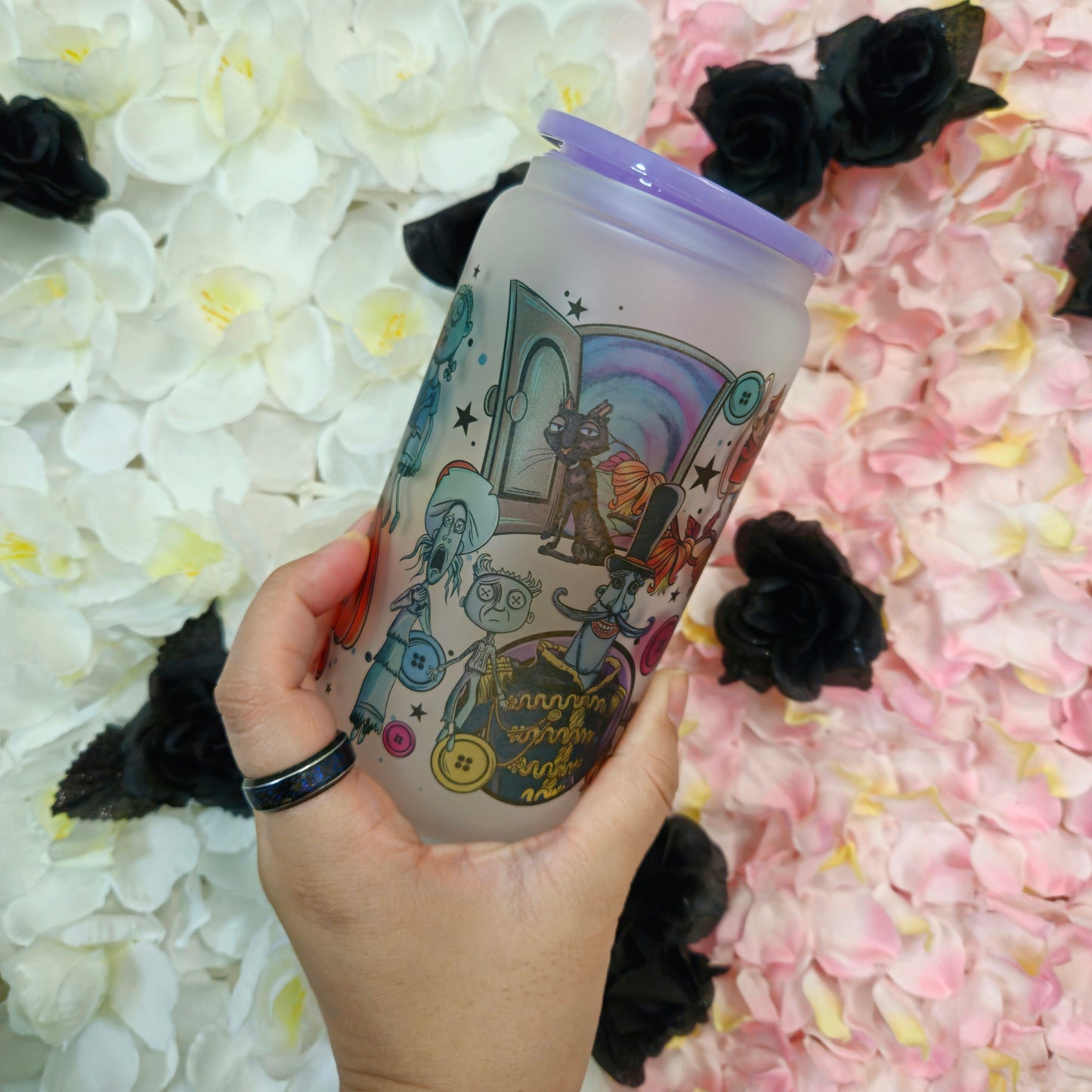 Oopsie: Coraline 16oz Glass Cup