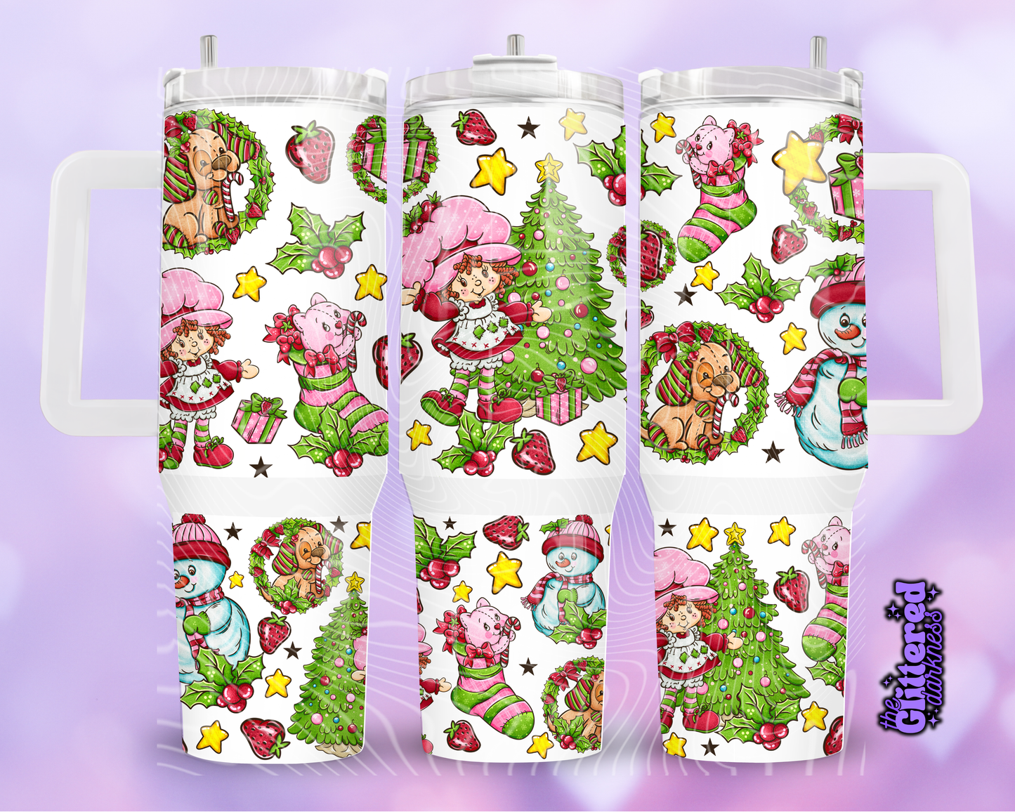 Shortcake Xmas 40 oz Tumbler