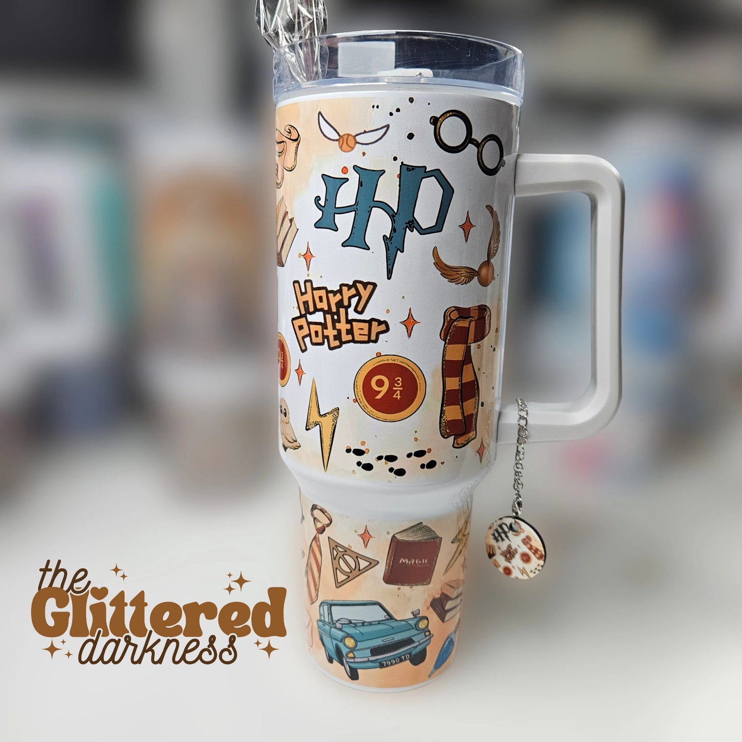 HP Wizard 40oz Tumbler w/ Charm